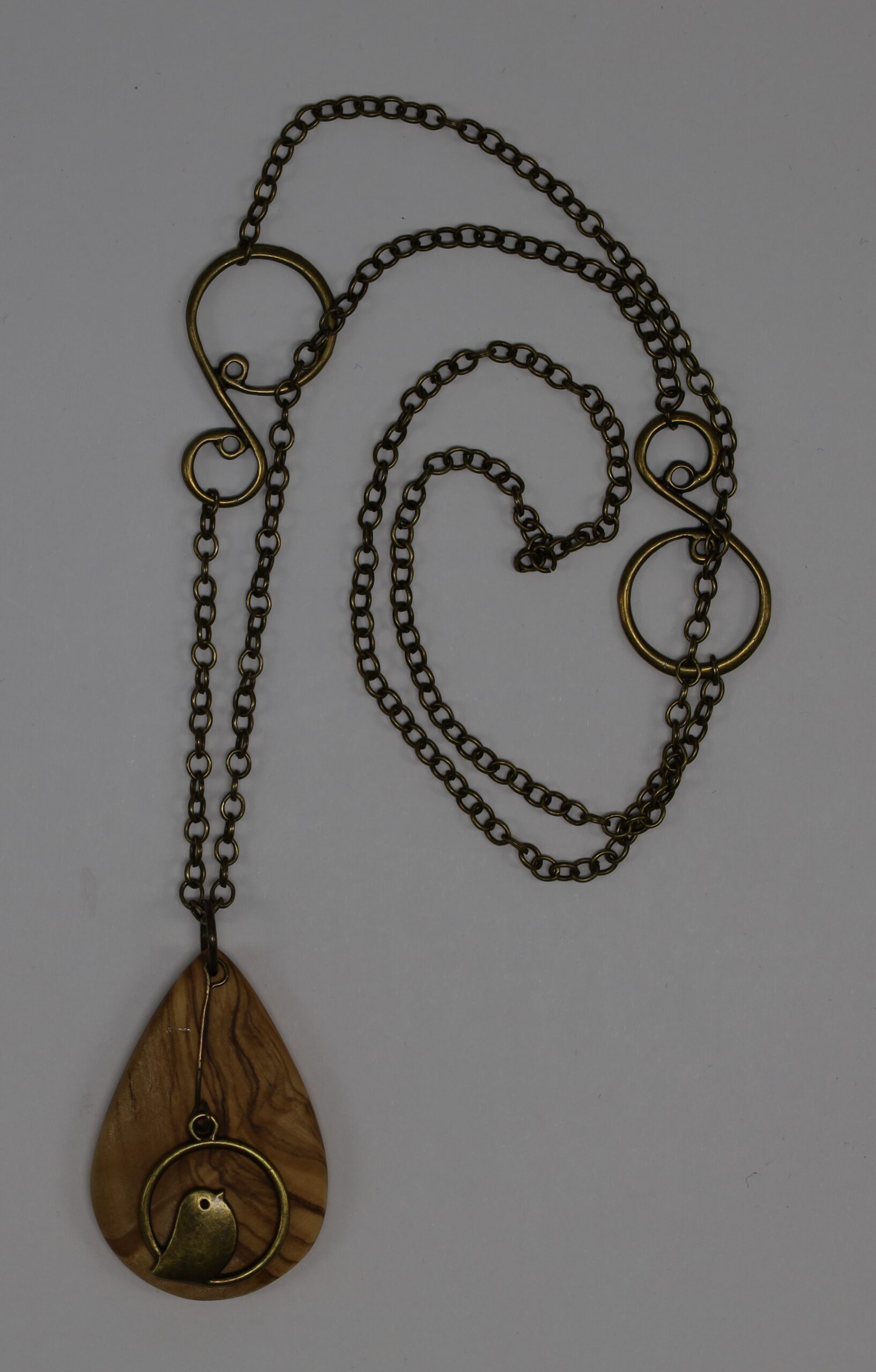 Tibetan Vine Leaf Necklace, From Kahote